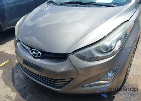 2015 Hyundai Elantra Limited from USA, damaged, VIN 5NPDH4AE9FH612088